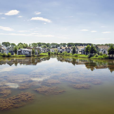Get lost in a daydream as you sip your morning coffee, looking out at the lake