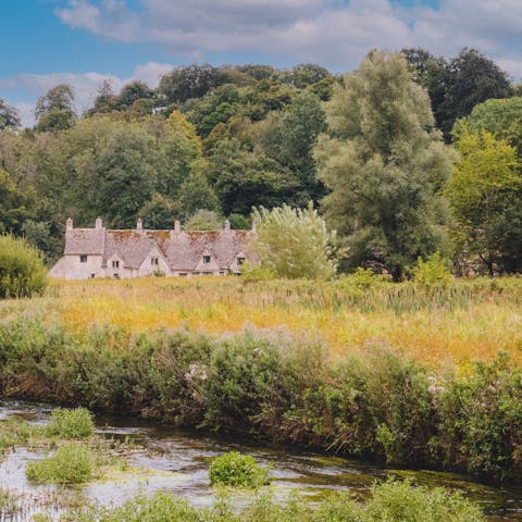 Amble around the idyllic Cirencester, just a fifteen-minute drive away