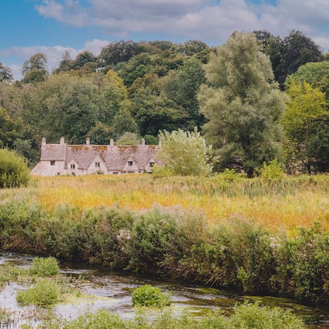 Amble around the idyllic Cirencester, just a fifteen-minute drive away