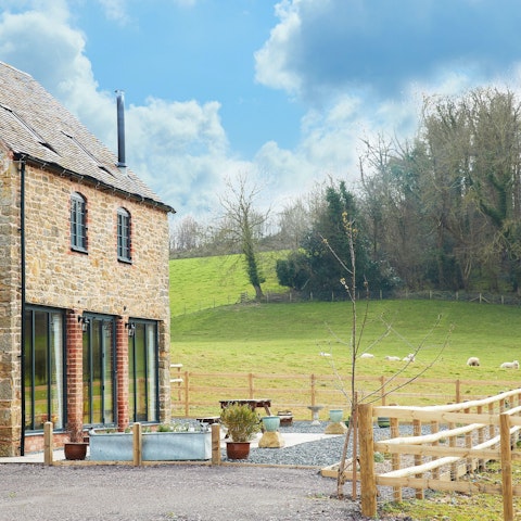 Savour fresh air and beautiful views from the terrace