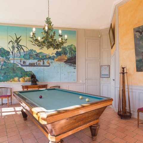 Shoot some frames in the games room