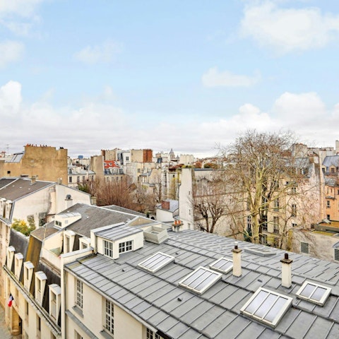 Take in views across the rooftops of Saint-Germain-des-Prés