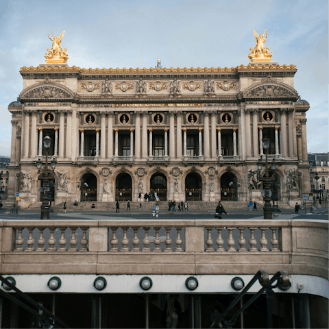 Catch a show at the Opera, fifteen-minute walk away