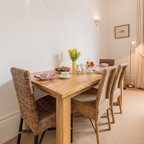 Gather together for a celebratory meal when you're not out sampling the local restaurant scene