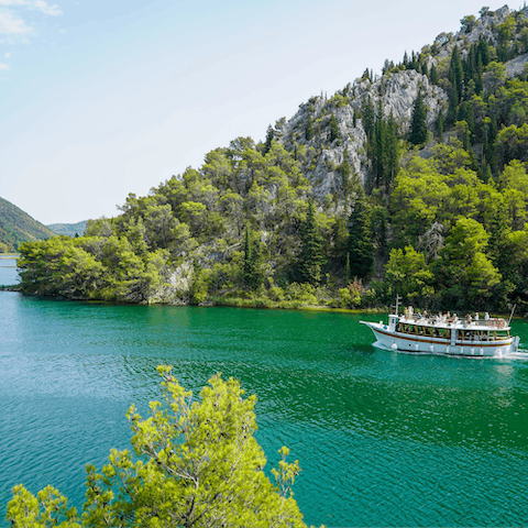 Spend the day at Krka National Park – it's a short drive away