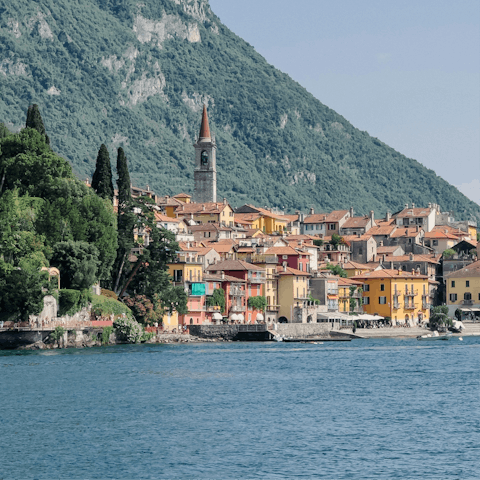 Explore Como on foot from this central setting