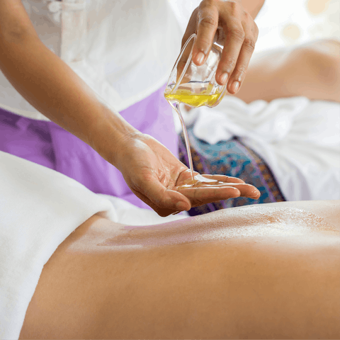 Relax in the spa and unwind with a massage