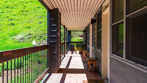Relax on the porch after a day hiking or skiing