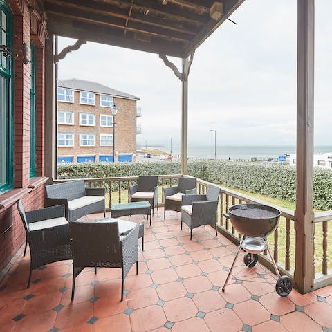 Sit out on the verandah and cook up dinner on the barbecue