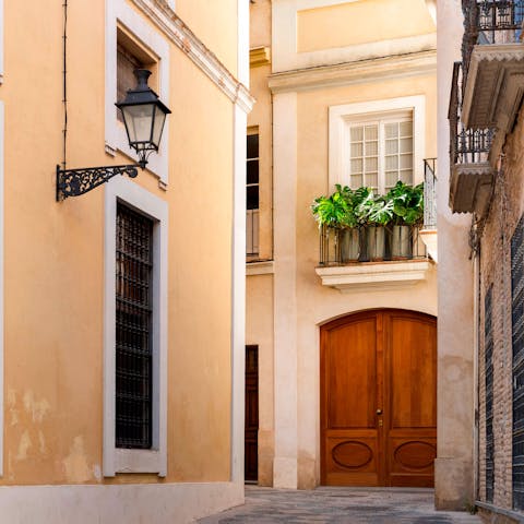 Stay in Seville's charming Old Town
