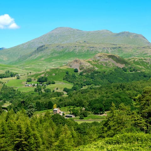 Climb England's highest mountain, Scafell Pike