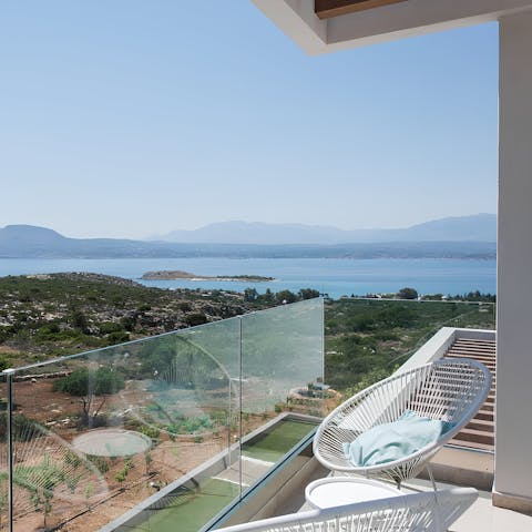 Soak up sweeping views of the Apokoronas Mountains
