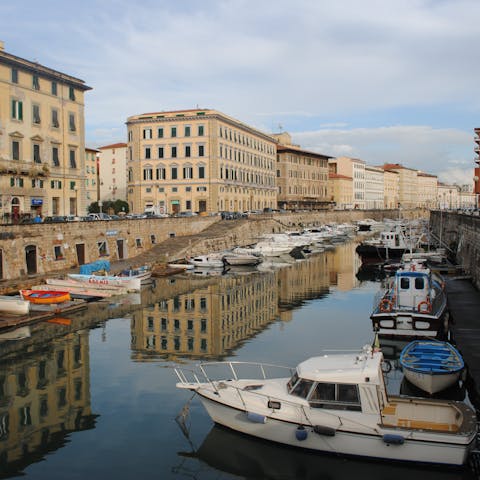 Visit the beautiful port city of Livorno, 30 kilometres away