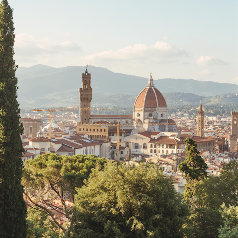 Take a trip to the beautiful city of Florence, a short drive away