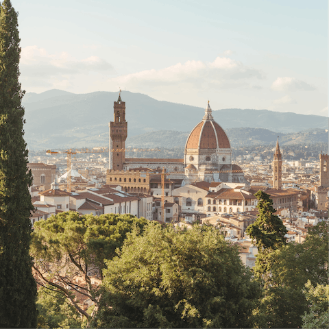 Take a trip to the beautiful city of Florence, a short drive away