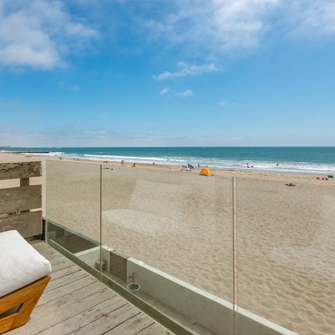 Enjoy the beautiful views of Pierpoint Bay