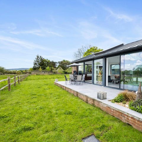 Take your morning coffee or evening drinks onto the terrace