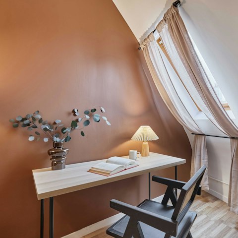 Get some work done at the two dedicated desks