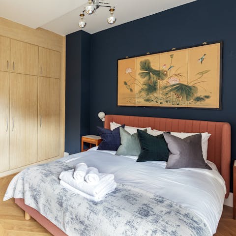 Settle down to a restful night after a day exploring the capital