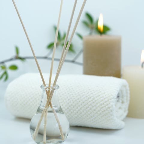 Enjoy a range of relaxing spa treatments and a private sauna