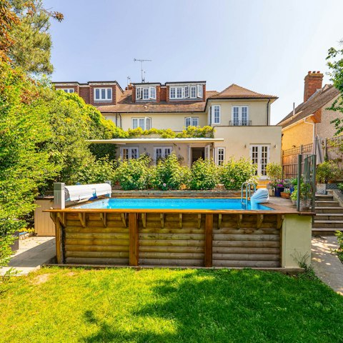 Take an invigorating swim in your own back garden