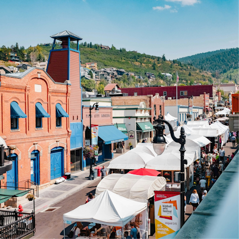 Stay just a few steps from Park City's Main Street