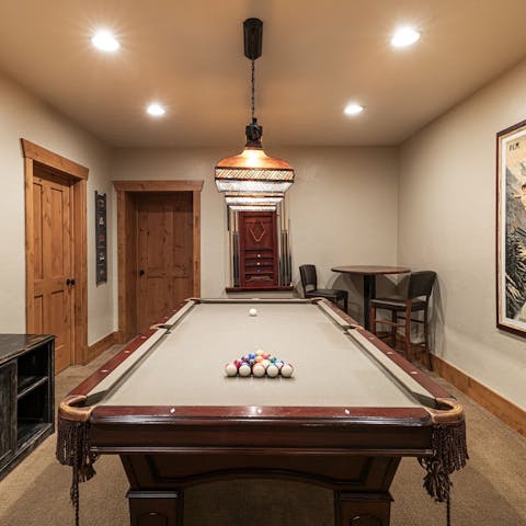 Enjoy cosy evenings in the games room