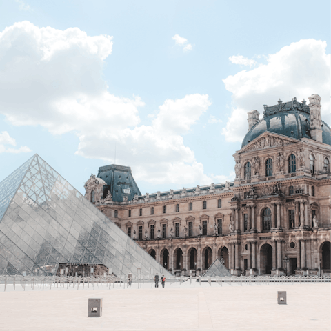 Hop on the metro for a visit to the Louvre – a must-see in Paris