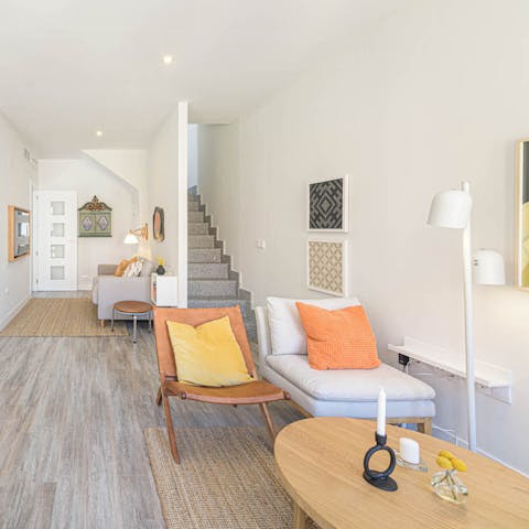 Relax and feel inspired by the laid-back ambience of this stylish home