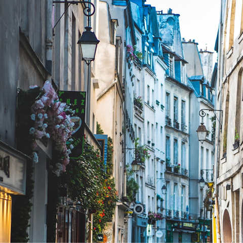 Soak up the medieval charm of Le Marais' cobbled streets
