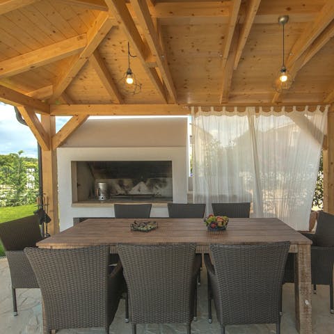 Gather for delicious drinks and meals on the terrace