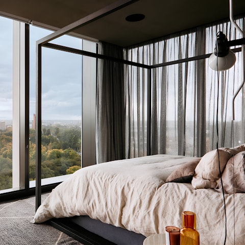 Wake up in the morning with a spectacular city view