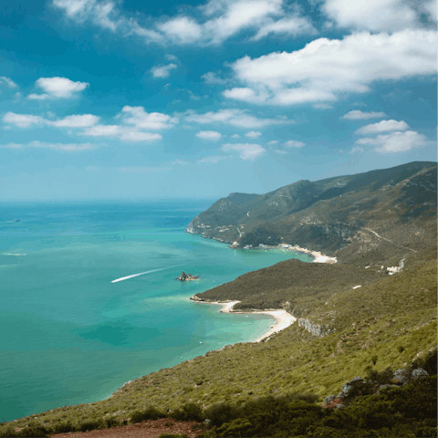 Explore the stunning coastline south of Setúbal