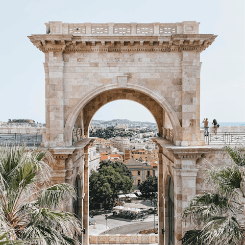 Spend the day exploring Cagliari, an hour away by car