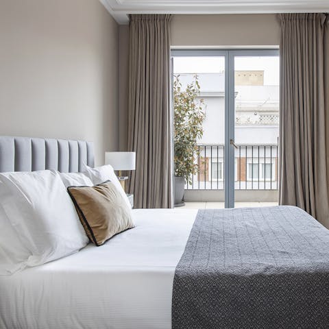 Wake up in the comfortable bedrooms feeling rested and ready for another day of Madrid sightseeing