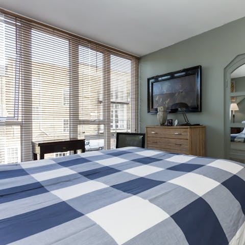 Sink into your cosy bed and stream a movie