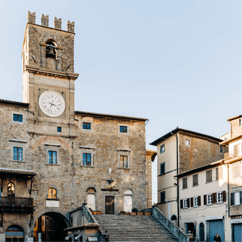 Walk just five minutes to Piazza Grande
