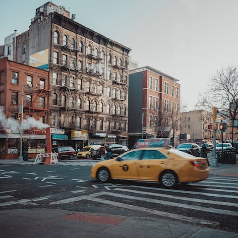 Stay in the cool Lower East Side, a short stroll from bars and eateries