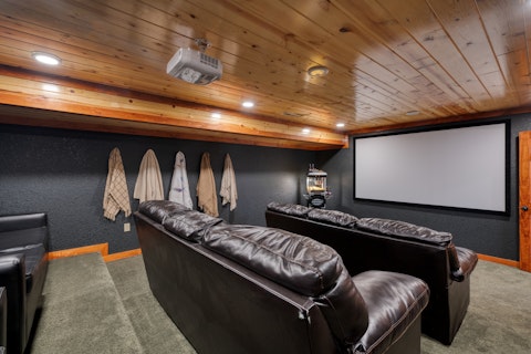 Sit back, relax and enjoy a film in the home cinema