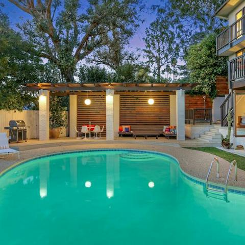 Swim some laps in the warm evening air