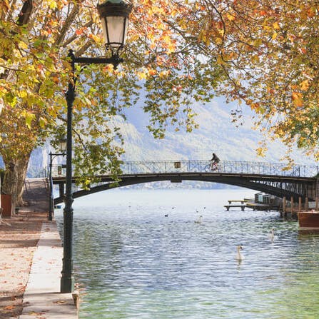 Walk down towards and reach the famous Pont Des Amours in just 20 minutes