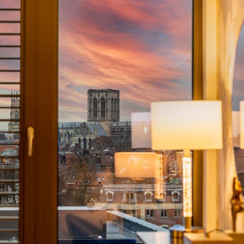 Admire the stunning view from your apartment