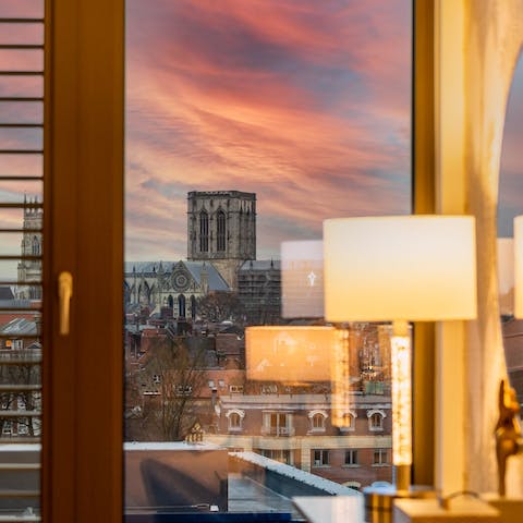 Admire the stunning view from your apartment