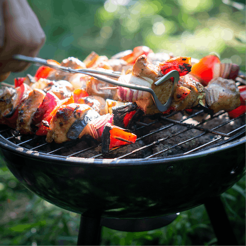 Serve up smoky flavours on the mobile barbecue