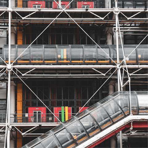 Visit the Centre Pompidou – it's within walking distance