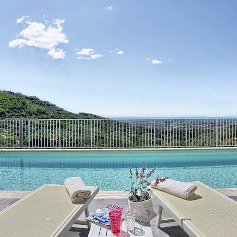 Dive into the pool and experience the height of relaxation