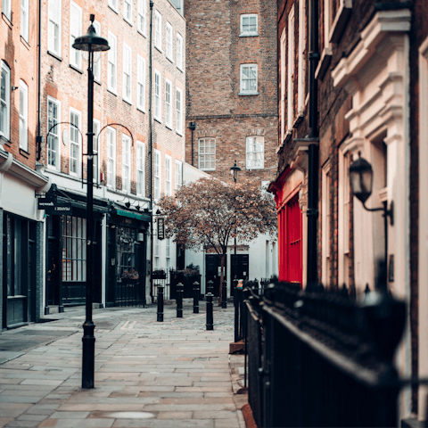 Stay in the heart of Soho, steps from cafes, restaurants, and shops