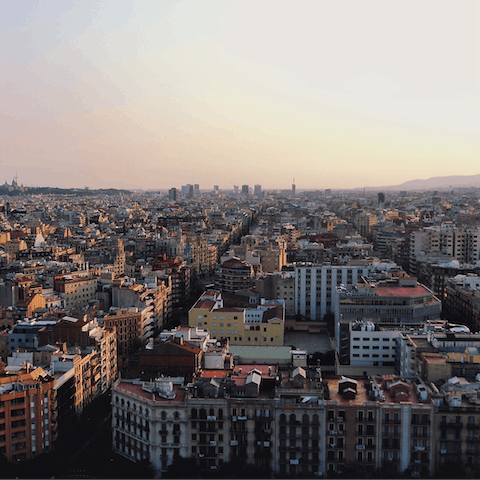 Peruse the endless local selection of bars, cafés, and restaurants of Eixample