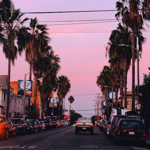 Discover downtown LA – a seven-mile drive away