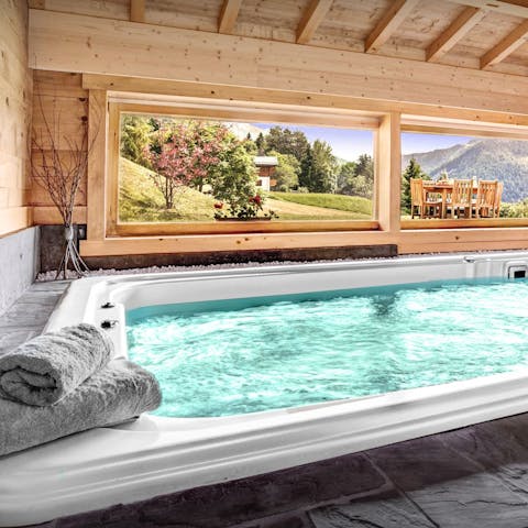 Take a dip in the counter-current pool